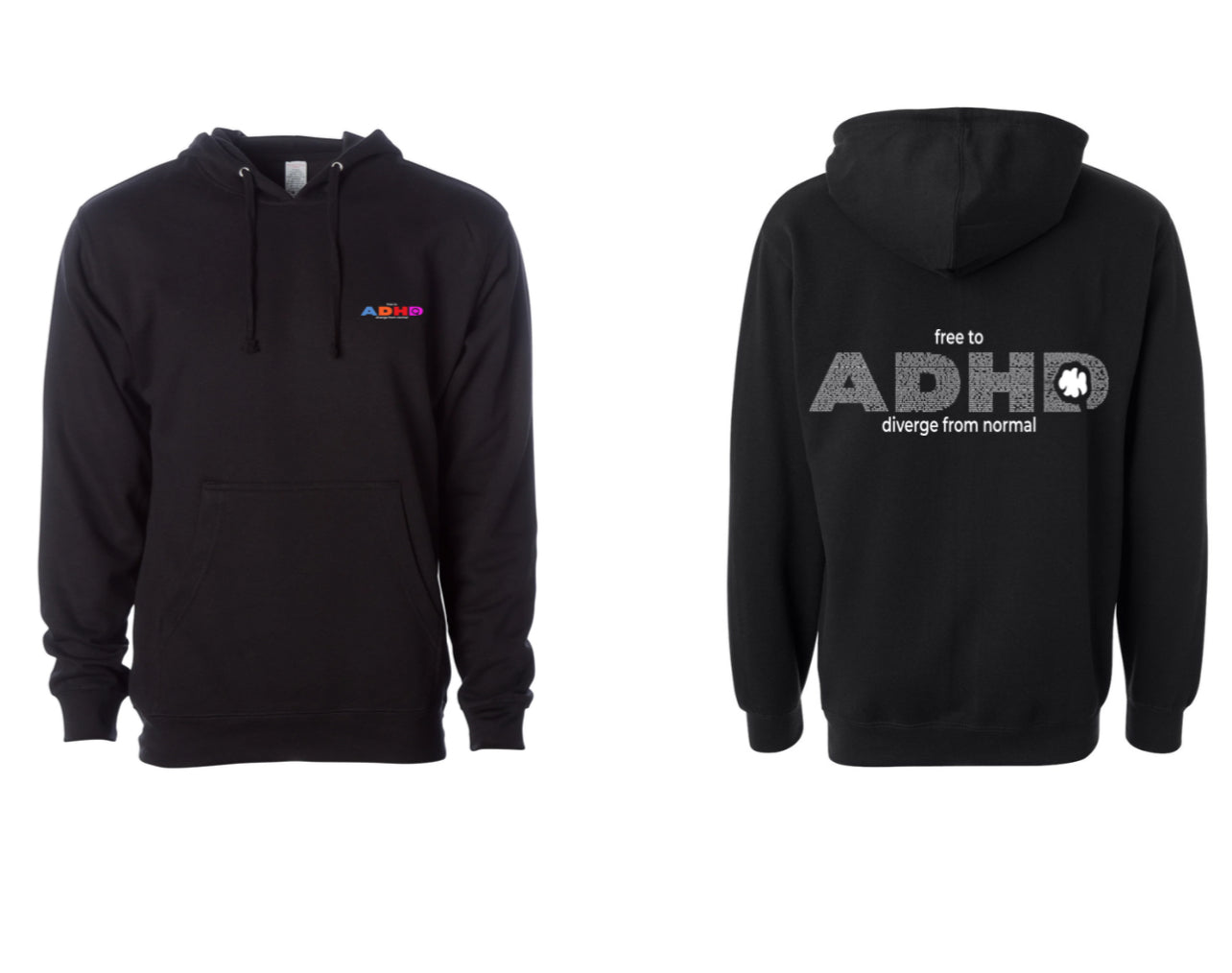 Free to ADHD Mosaic Hoodie